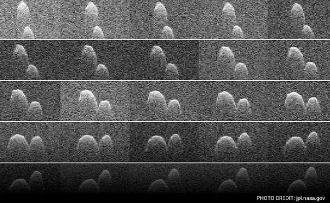 NASA Captures Earth Flyby of 'Space Peanut'