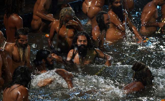 In Kumbh Mela's First 'Shahi Snan', Thousands Take Holy Dip