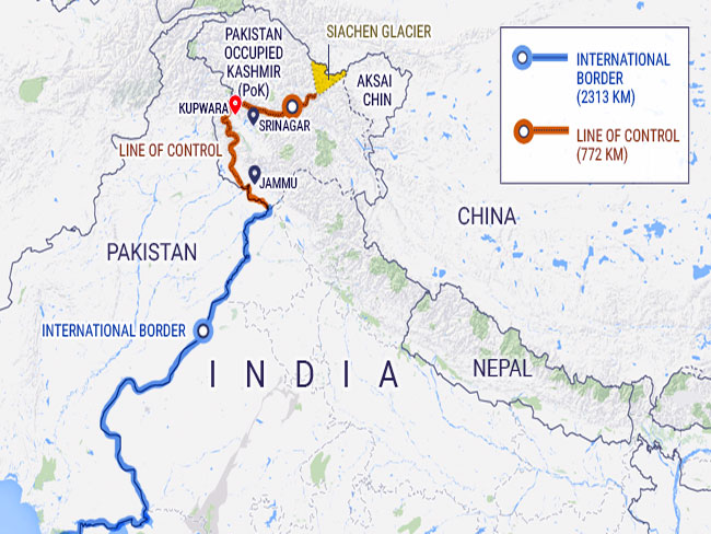 जम्‍मू-कश्‍मीर : नौगाम सेक्‍टर में पाकिस्‍तान की फायरिंग, फौजी अफसर शहीद