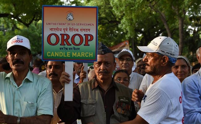 One Rank One Pension: Ex-Servicemen Vow To Continue Agitation