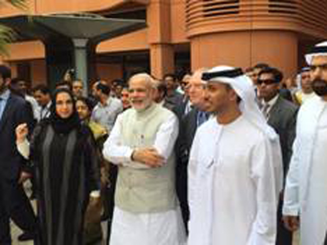 संयुक्त अरब अमीरात में प्रधानमंत्री नरेंद्र मोदी...