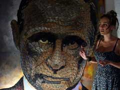 'Face of War': Ukraine Artist Creates Putin Portrait With Bullet Shells