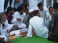 Rahul Gandhi Meets Victims of Pak Firing in Jammu and Kashmir