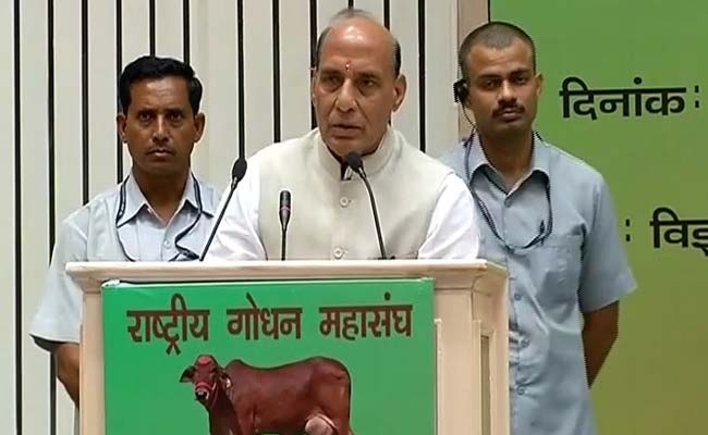 Even Mughals Knew They Couldn't Rule with Open Support to Cow Slaughter: Rajnath Singh