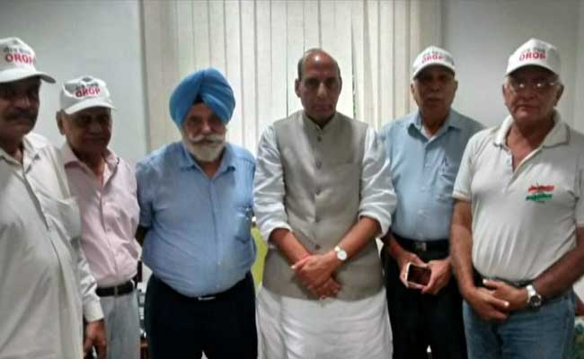 Even As Rajnath Singh Intervenes, OROP Deadlock Continues Over This Clause