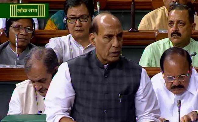 Terrorists Who Attacked BSF Convoy Belong to Pakistan: Home Minister Rajnath Singh