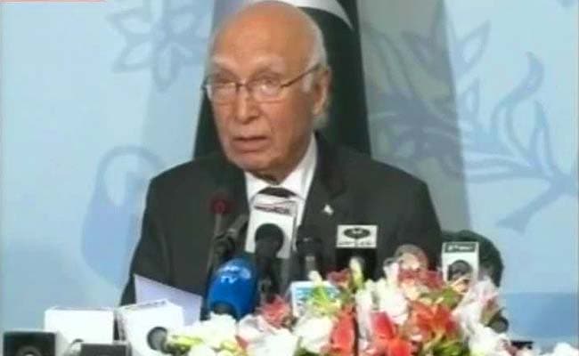 Confident that India-Pakistan Border Forces Meeting Will Go Ahead: Sartaj Aziz