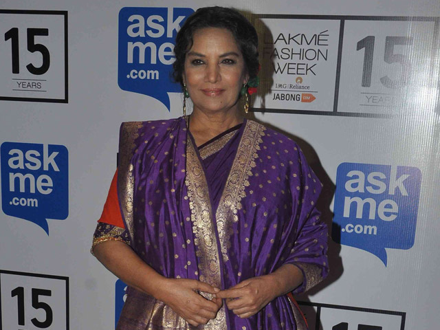 Cannes' Fashion Obsession Baffles Shabana Azmi