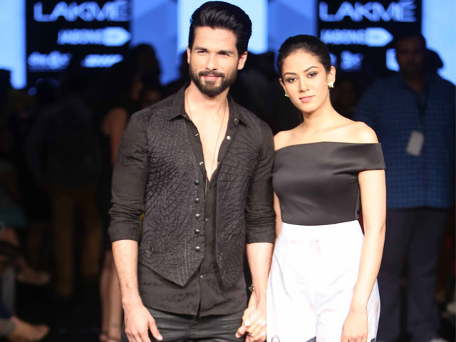 Shahid Kapoor, Mira Rajput Take Over the Runway Hand-in-Hand