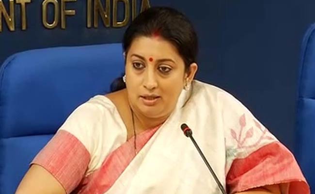 Smriti Irani Holds E-Consultation With District Collectors of North East