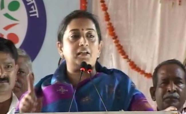 Smriti Irani Targets Rahul Gandhi on His Home Turf Amethi