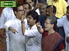 Sonia Gandhi, Furious at 'Black Money' Barb, Protests Near Speaker's Chair