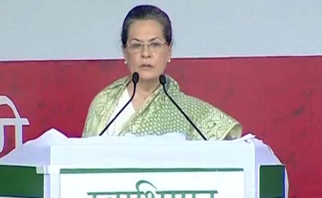 Sonia Gandhi Addresses 'Swabhimaan' Rally in Patna: Highlights