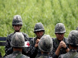 Korean Officials Meet at Demilitarised Zone to Ease Tension Korean Officials Meet at Demilitarised Zone to Ease Tension