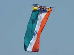 Student-Designed Drone Flies National Flag High on Independence Day