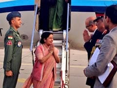 Sushma Swaraj in Germany For Talks to Strengthen Ties