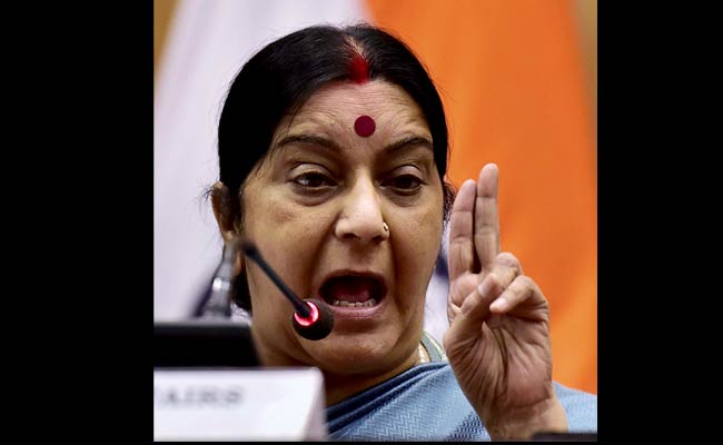 Sushma Swaraj Seeks Early Release of 6 Indian Seamen in Egypt