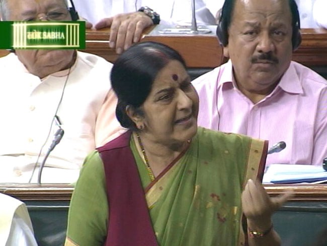 Sushma Swaraj Attacks the Gandhis, Congress: Top 5 Quotes