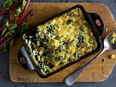 A Corn Gratin Welcomes Chard Into the Fold A Corn Gratin Welcomes Chard Into the Fold