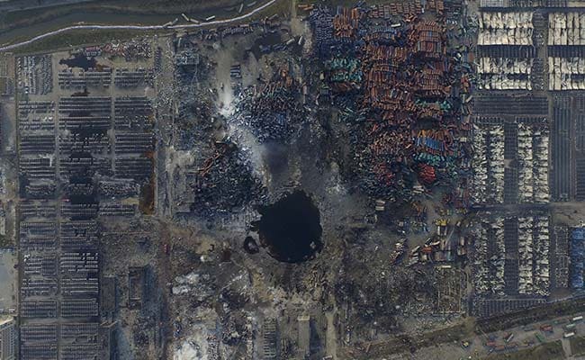 4 New Fires Break out at Tianjin Warehouse Site in China
