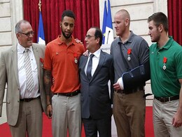 'We're All Right,' Train Hero Tells Dad. 'But Something Has Happened' 'We're All Right,' Train Hero Tells Dad. 'But Something Has Happened'