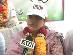 Union Minister VK Singh's Daughter Joins OROP Protests