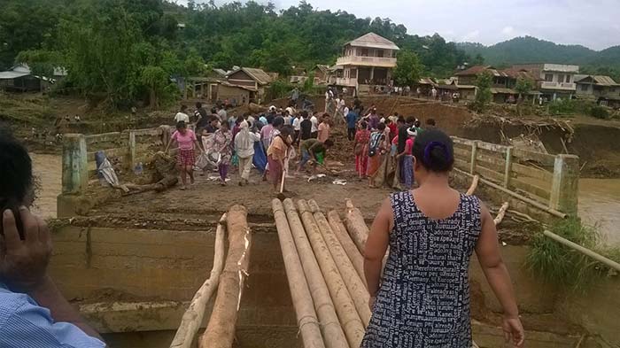 How a Village in Flood-Hit Manipur Rebuilt Its Own Bridge