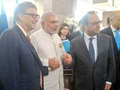 Microsoft Founder Bill Gates Meets PM Narendra Modi at United Nations
