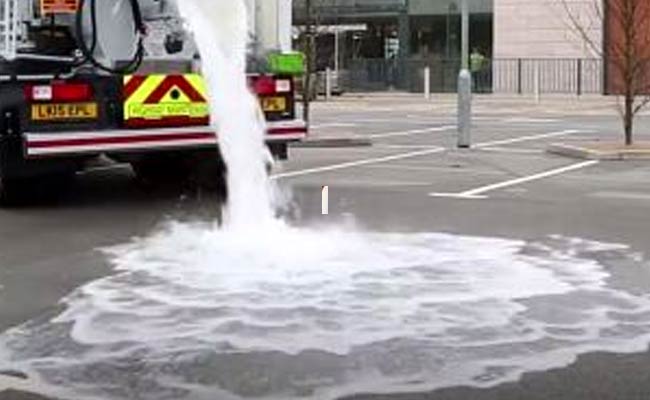 Viral Video: Concrete Soaks up 880 Gallons of Water Per Minute