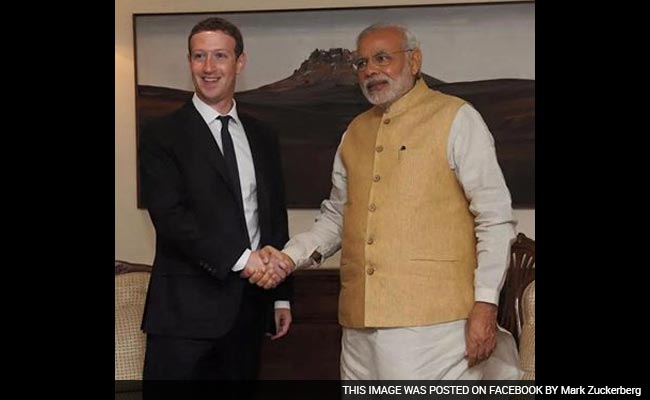 PM Modi's Status Update:  Visiting Facebook on September 27