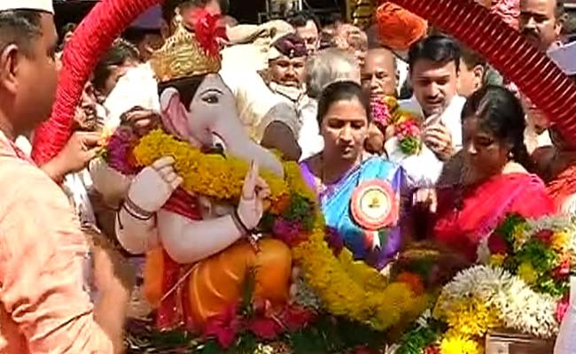 As Devotees Bid Adieu to Lord Ganesh, Police on a Tight Vigil in Mumbai