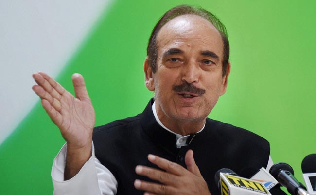 Ghulam Nabi Azad Accuses Pakistan Of Abetting Pathankot Attack