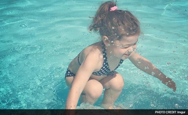 Internet's New #Dressgate: Is This Little Girl Underwater or Not?