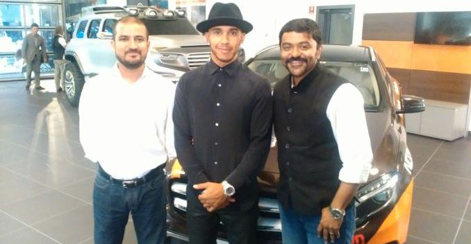 Meeting Lewis Hamilton & Nico Rosberg at Motorsports Historic Venue