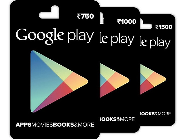 गूगल प्ले गिफ्ट कार्ड अब देशभर के रिटेल स्टोर पर उपलब्ध