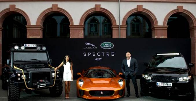 Jaguar Land Rover Unveils Cars From Upcoming Bond Movie Spectre