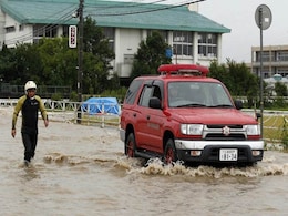 Japan City Flooded as River Bursts Banks After Torrential Rains: Report Japan City Flooded as River Bursts Banks After Torrential Rains: Report