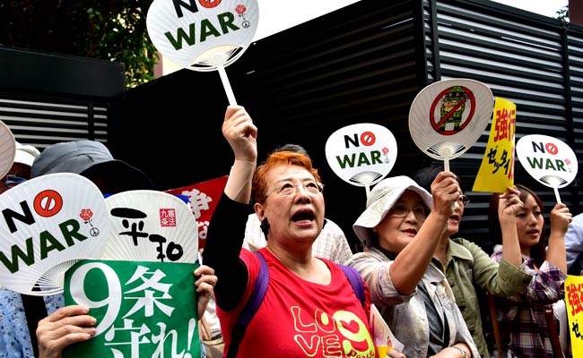 Japanese Protest As Security Bills Close To Becoming Law