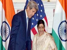 John Kerry To Meet Sushma Swaraj Today, Economic Ties High On Agenda John Kerry To Meet Sushma Swaraj Today, Economic Ties High On Agenda