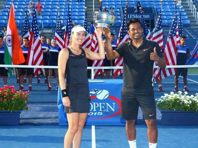 यूएस ओपन : लिएंडर पेस और मार्टिना हिंगिस की जोड़ी ने जीता मिक्स्ड डबल्स खिताब