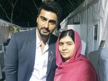 Arjun Kapoor Meets Malala Yousafzai, Asks Her For a Picture
