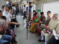Helicopter? Forget it. PM Modi Takes the Metro