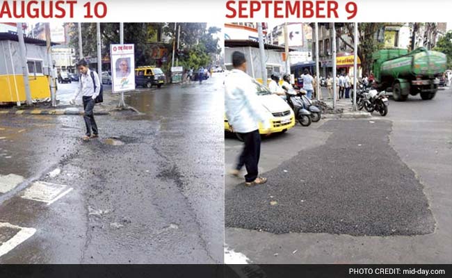 Mumbai: This Pothole Has Been 'Repaired' 5 Times in a Month