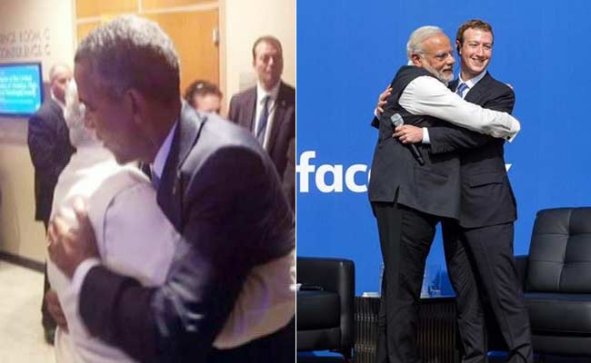 Obama to Zuckerberg, PM Modi Reserves Jaadu Ki Jhappis For Lucky Few