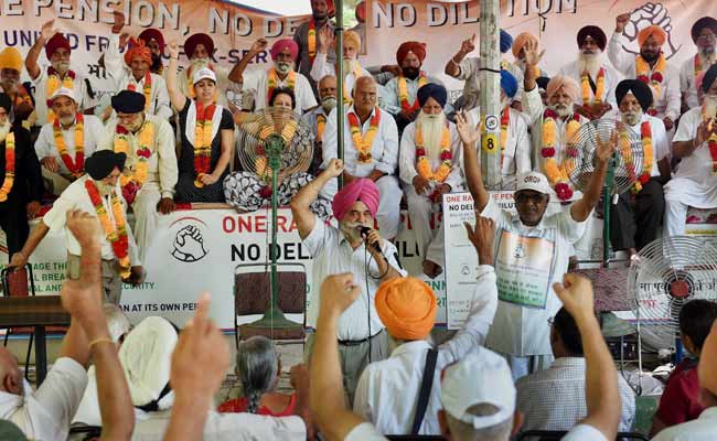 Ex-Servicemen Hold Rally, Seek Changes in One Rank One Pension