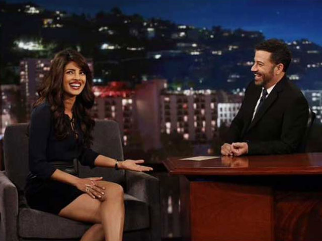 Priyanka Chopra Went on <i>Jimmy Kimmel</i> and Met the Real Jason Bourne