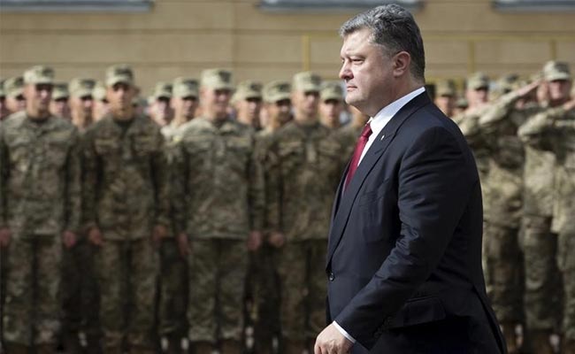 Ukraine Leader Mocks Russia's Call for Anti-Terrorism Coalition