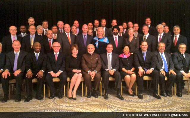 At Dinner With Fortune 500 CEOs, PM Modi Serves up a New India