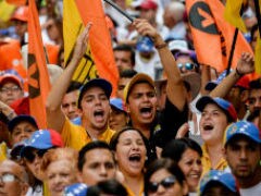 Venezuelans Protest in Support of Jailed Opposition Leader