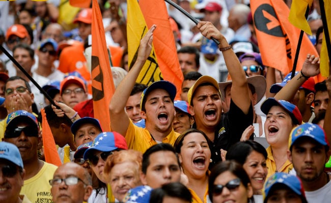 Venezuelans Protest in Support of Jailed Opposition Leader